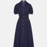 Σεμιζιέ φόρεμα από ποπλίνα LYNNE SS26