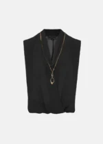 Sleeveless wrap blouse with necklace LYNNE SS26