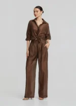 Transparent pants with rhinestones LYNNE SS26 - Image 2