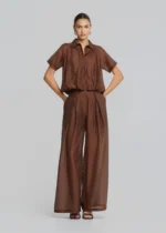 Κροπ πουκάμισο με μπαλούν τελείωμα LYNNE SS26 - Image 2