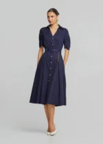 Σεμιζιέ φόρεμα από ποπλίνα LYNNE SS26 - Image 2