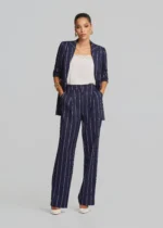 Υφασμάτινο ριγέ παντελόνι LYNNE SS26 - Image 2