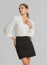 Shirt with lace on the cuffs LYNNE SS26 - Image 3