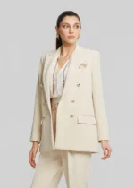Double-breasted jacket with pocket LYNNE SS26 - Image 3