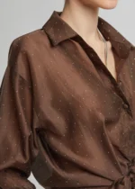 Πουκάμισο με δέσιμο και στρας LYNNE SS26 - Image 3