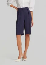 Κρεπ βερμούδα με πιέτες LYNNE SS26 - Image 3