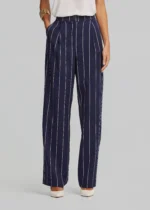 Υφασμάτινο ριγέ παντελόνι LYNNE SS26 - Image 3