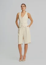 Κρεπ βερμούδα με πιέτες LYNNE SS26 - Image 4