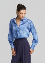 Printed shirt with collar decoration LYNNE SS26 - Image 4
