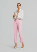 Chinos pants with pleats LYNNE SS26 - Image 4