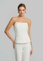 Strapless bodice with decorative seams LYNNE SS26 - Image 4