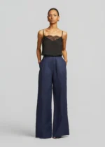 Λινό ίσιο παντελόνι με πιέτες LYNNE SS26 - Image 4