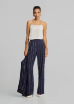 Υφασμάτινο ριγέ παντελόνι LYNNE SS26 - Image 4