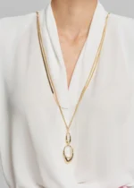 Sleeveless wrap blouse with necklace LYNNE SS26 - Image 4