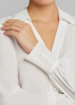 Shirt with lace on the cuffs LYNNE SS26 - Image 5