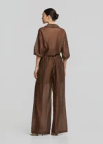 Transparent pants with rhinestones LYNNE SS26 - Image 5