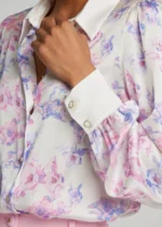 Printed shirt in satin look LYNNE SS26 - Image 5