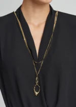 Sleeveless wrap blouse with necklace LYNNE SS26 - Image 5