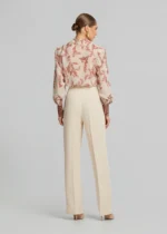 Printed shirt with contrasting cuffs LYNNE SS26 - Image 6