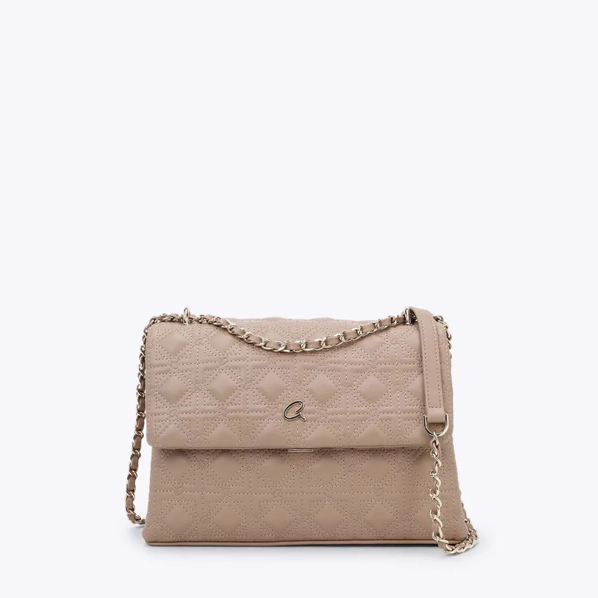 QUILTED SHOULDER BAG WITH CHAIN AXEL SS26