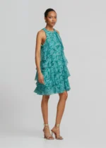 Mini printed dress with ruffle layers LYNNE SS26 - Image 2