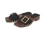 ΓΥΝΑΙΚΕΙΟ CLOGS ΜΑΥΡΟ ΚΑΣΤΟΡΙ SEVEN SS26 - Image 2