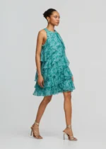 Mini printed dress with ruffle layers LYNNE SS26 - Image 4