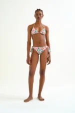 Σλιπ μπικίνι με δέσιμο και print κερασιού COMPANIA FANTASTICA SS26 - Image 5