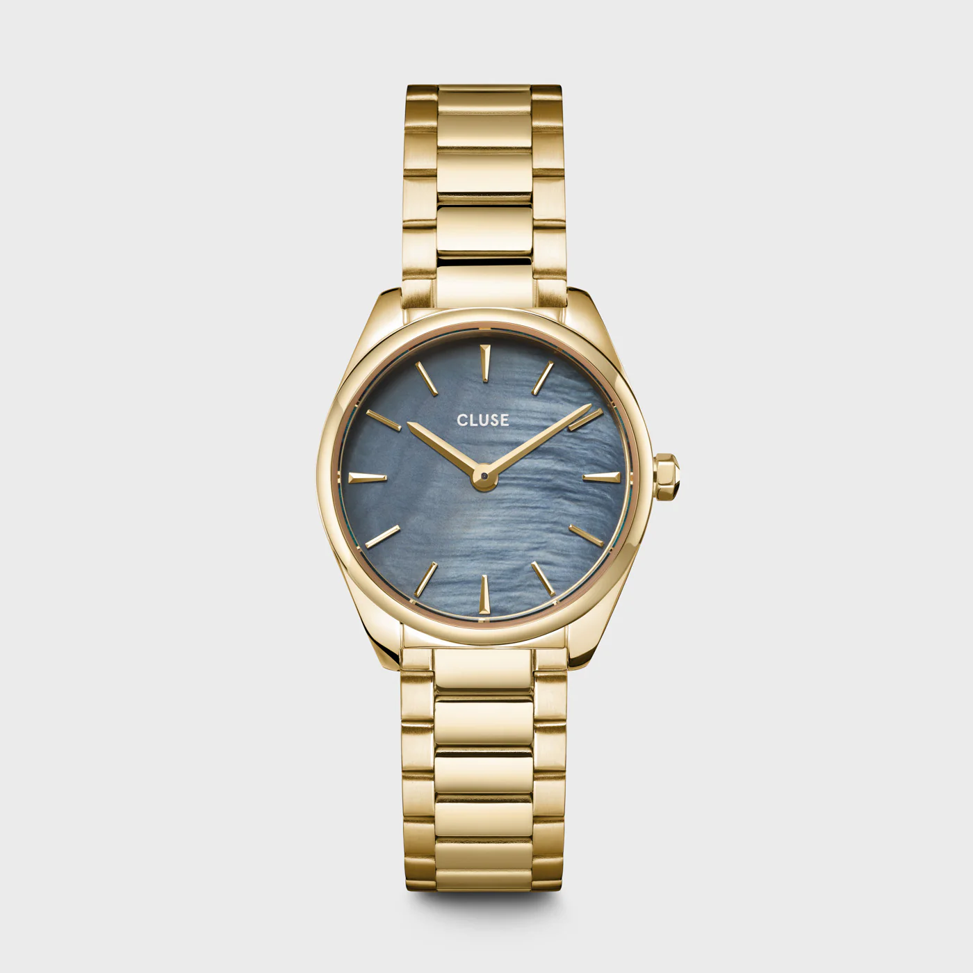 1 Féroce Mini Watch Steel, Blue Pearl, Gold Colour CW11707 CLUSE SS26 - Image 1