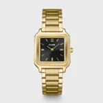 Gracieuse Watch Steel, Black, Gold Colour CLUSE SS26