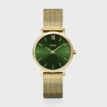 Minuit Watch, Green, Gold Colour CLUSE SS26