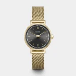 Boho Chic Petite Watch Mesh Crystals, Grey, Gold Colour CLUSE SS26
