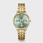 Minuit Multifunction Watch Steel, Sage Green, Gold Colour CLUSE SS26