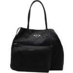 Γυναικεία Τσάντα Ώμου VICTTORIA BLACK LOGO GUESS SS26