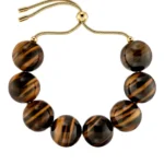 Aura Bracelet Maxi Gold/Brown EDBLAD SS26