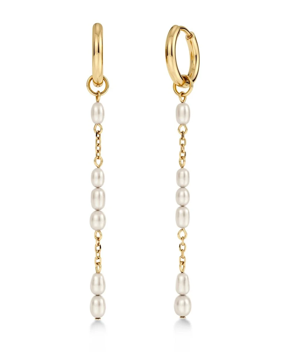 1 Breeze Hoops L Gold EDBLAD SS26 - Image 1