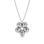 Daisy Necklace L Silver EDBLAD SS26