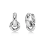Chunky Eternal Earrings Silver EDBLAD SS26
