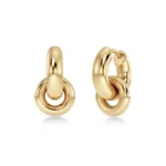 Chunky Eternal Earrings Gold EDBLAD SS26
