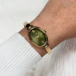 L'Ovale Watch Steel, Olive, Gold Colour CLUSE SS26 - Image 2