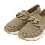 Women's Loafers Beige SEVEN SS26 - Image 2