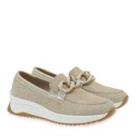 Women's Loafers Beige SEVEN SS26 - Image 2