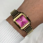 Gracieuse Petite Watch Steel, Fuchsia Pink, Gold Colour CLUSE SS26 - Image 2
