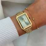 Fluette Watch Steel, Sage Green, Gold Colour CLUSE SS26 - Image 2