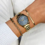 Féroce Mini Watch Steel, Blue Pearl, Gold Colour CW11707 CLUSE SS26 - Image 2
