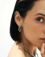 Spiral Hoops L Silver EDBLAD SS26 - Image 2