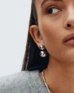 Sphere Earrings S Silver EDBLAD SS26 - Image 2