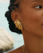 Petal Studs L Gold EDBLAD SS26 - Image 2