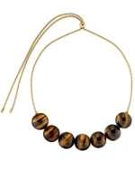 Aura Necklace Maxi Gold/Brown EDBLAD SS26 - Image 2