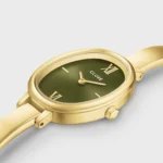 L'Ovale Watch Steel, Olive, Gold Colour CLUSE SS26 - Image 3